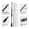 Boat Fishing Rods Goture Xceed 19836m Fuji Guide Ring Carbon Spinning Casting Rod MMH Power Lure rod 4 Pieces Travel with Tube Bag 230907