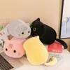 35 cm nouveau Kawaii chat en peluche poupée dessin animé mignon chat en peluche oreiller poupée donnant petite amie cadeau d'anniversaire UPS gratuit