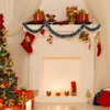 Juldekorationer 2m Garland Hemma Party Wall Door Decor Tree Ornament för trappspis Xmas Decoration Supplies 230908