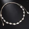 Choker Handgeweven Verstelbare Schelpen Armbanden Enkelbanden Natuurlijke Kralen Ketting 57BD