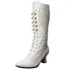 Bottes XPAY bottes à talons hauts femmes mode dentelle bout pointu chaussures mi-tube bottes femme confort chaussures taille 34-43 230907
