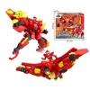 Jouets de transformation Robots Mini Force 2 Super Dino Power Transformation Robot Jouets Figurines MiniForce X Simulation Déformation Animale Dinosaure Jouet 230907