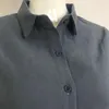 Camicette da donna Camicetta da donna Colletto rovesciato vintage Primavera Autunno Camicie con maniche a lanterna Top bianchi Camicia lunga Tunica da donna nera