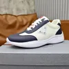 Designer skor löpare tränare män amerika cup läder sneakers läder platt tränare svart vit röd mesh snörning casual skor storlek 38-46