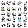 50 pezzi adesivi creativi per animali panda simpatico cartone animato PVC skateboard diario fai da te decorazione impermeabile per auto