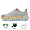 Hoka One Clifton 9 Hokas Running Shoes Bondi 8 White Black Coastal Sky Vibrant Orange Shifting Sand Airy Pink Cloud Sneakers Women