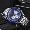 Top marque homme montre nouvelles montres de luxe pour hommes tout cadran travail montre à quartz de haute qualité chronographe horloge en acier inoxydable hommes accessoires de mode cadeaux livraison gratuite