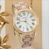 Zegarek do projektu Womag moda swobodny węża skórzany pasek diamentowy zegarek kobieta sukienka zegarki prezenty