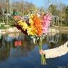 장식 꽃 인공 꽃 꽃병 웨딩 룸 장식을위한 가짜 마이너스 데스크탑 장식 파티 용품
