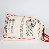 Dekoracje świąteczne torby świąteczne Duże płótno Święty Świętego Świętego Torba sznurka z Reindeers Xmas Prezenty 908