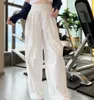 Women's Pants Lightweight Tennis Pant Loose Slimming Draping Mesh Wide Leg Trousers Summer Women