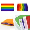 Bannerflaggor 90x150 cm Rainbow Flag Double Line Crim Samma fyrkantiga hushåll Trädgårdsprodukter Drop Delivery Home Festive Party SU DHGARDEN DHZ8T