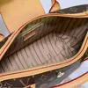 Verklig läderdesignväska Tygväska crossbody axelväska handväskor resväska shoppingväska hobos bruna väska duffel väska bagage pochette koppling väska ryggsäckar