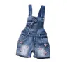 Rompers 2023 Çocuk Boys Shorts Jeans tulum yaz moda gündelik stil çocuk tulum bebek denim romper kayış 08 y 230907