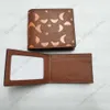 Projektant męski portfel klasyczny Pebble wzór górny skórzany portfel wielofunkcyjny pół składany na wysokim poziomie na wysokim poziomie gniazda gniazda