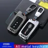 Zinklegeringsbilsnyckelöverdrag för Lexus NX GS RX är ES GX LX RC 200 250 350 LS 450H 300H Nyckelfall Keychain Keyring Accessories 220270A