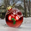 クリスマスの装飾60cm屋外インフレータブルボールは、PVC巨大な大規模なSツリークリスマスギフト装飾品1117を作った