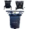 Cestos sacos dobrável bicicleta uso dianteiro para brompton birdy saco de armazenamento bolsa com montagem alumínio 230907