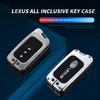 Zinc Alloy Car Key Cover Case For Lexus NX GS RX IS ES GX LX RC 200 250 350 LS 450H 300H Key Case keychain keyring Accessories 220278j