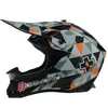 Motosiklet kaskları off-road motocross kask tam yüz kapakete casque motosiklet atv kart ralli yarış güvenlik kazası başlık