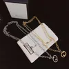 Charm Premium 18k Gold Plated Necklace Selected Luxury Exquisite Square Brand Necklaces Designer Jewelry Long Chain Premium Elegan292v