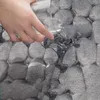 Alfombras Keset Kamar Mandi Timbul Batu Karpet Antiselip Di Wastafel Bak Lantai Samping Bantalan Busa Memori 230907