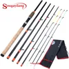 Båtfiskestavar Sougayilang Högkvalitativ korkhandtag Matare Spinning Rod 30m L M H Power Travel de Pesca Carp Pole 230907