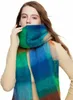 Scarves Yatemiole Women's Cashmere Large Color Plaid Scarf Winter Warm WrapLF2030908