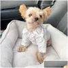 犬のアパレルデザイナー服シャツTシャツ夏の小型犬用夏のペットソフトパピーキャットティーティー通気性ps1991ドロップデリバリーG dhrw8
