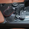 1 pçs novo coldre de couro genuíno remoto saco chave do carro capa para alfa romeo giulia 2017 alfa romeo stelvio 2017306p