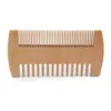 Party Favor Pocket Wooden Beard Comb Double Sides Super Narrow Thick Wood Combs Lice Pet Hair Tool Q563