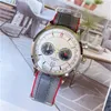 Мужские мужские Quartz Watch 43 -мм серия Малелон серии Montre Natel Steel Case Fashion Business Chronograph Automatic Date Designer Watches