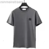 T-shirt projektant Stoney Islands Summer Menswear Oddychający luźne litera miłośnicy ulicy Moda 100% bawełniana koszulka v2e