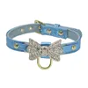 Collari per cani Guinzagli Simpatico design in pelle Trendy Pet Plus Collare coordinato Guinzaglio Set Pettine Cucciolo Ps1713X11 Consegna a domicilio Ga Dhn7L