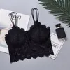 Sutiãs Sexy Lace Sutiã Drop Top Mulheres Colete Sólido Sem Costura Respirável Push Up Underwear Sujetadores Para Mujeres241p