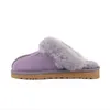 Designer Winter katoenen pantoffels dames winter warm roze oranje dragen platte bodem halve mop indoor Slippers Slides Dames Heren Platform Schoenen maat 35-43