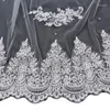 Voiles de mariée Est de haute qualité 200 pouces 500 cm de long cathédrale train dentelle mariage avec peigne Voiles de Mariage Veus Do Casamento