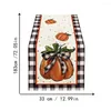 Table Cloth Fall Runner Linen Thanksgiving Pumpkin Kitchen Farmhouse Truck Indoor Outdoor Home Party Decor