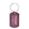 Keychains Lanyards 2024 Val Keychain Pendant Trump Rostfritt stål Lage Decoration Key Ring Creative Gift Drop Delivery Dhgarden DHGLS