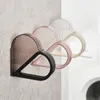 Cajas de almacenamiento en forma de corazón, soporte para colgar en el baño, sin perforaciones, organizador para colgar en la pared, perchas para ropa