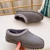 Tasman Slippers Chestnut Fur Slides Sheepskin Shearling Tazz New Mules Men Men Ultra Mini Mini Platform Boot Slip-On Shoes Sued