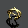 Fashion gold designer ring charm bangle for mens Women Party Wedding Lovers gift engagement jewyelry for Bride with box233c