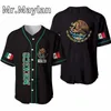 メンズカジュアルシャツ世界野球メキシコ3DプリントメッシュファイバージャージーマンTシャツトップティーメンズストリートショートスリーブスポーツトラックスーツ230907