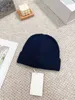 Зимние вязаные шапки с черепом, шапки из смешанного хлопка, женские и мужские синие толстые теплые шапки высокого качества, шапки