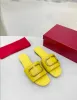 Designer Sandal Beach Slide Woman Slipper Crocodile Skin Leather Flip Flops Sexy Ladies Orange Scuffs Shoes Original Size34-41 Pretty