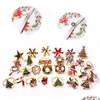 Napkin Rings Fashion Christmas Alloy Cartoon Bell Snowflake Elk El Decoration Diamond Napkins Holders Drop Delivery Home Gar Dhgarden Dhhxv