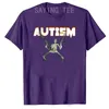 Camisetas para hombres Autism Skeleton Meme Humor de camiseta Funny Skull Impresión Halloween Regalos Conciencia neurodivergente gráfico esencialsweatshirts hy82