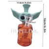 6.3in Cartoon Head Mouthpiece Mini Glass Smoking Water Pipes med rökningstillbehör