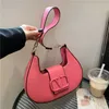 New Solid Litchi Pattern Underarm Bags Fashion Shoulder High Quality Women's Bag and Versatile 1rb 80% off outlets slae