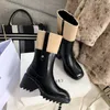 Women Boots Korean Version Skinny Boots Square Toe High Heels Thick Soles Medium Tube Motorcycle Elegant Commuting Fashion Short 230830